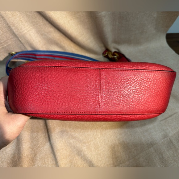 PRADA Vitello Phenix Red Shoulder Bag - Pre-loved - Picture 8 of 16